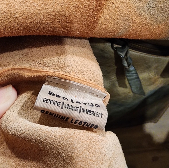 💥SOLD💥BED|STU Distressed Ariel Tan Leather Hobo Bag (RARE COLOR) - Picture 5 of 10